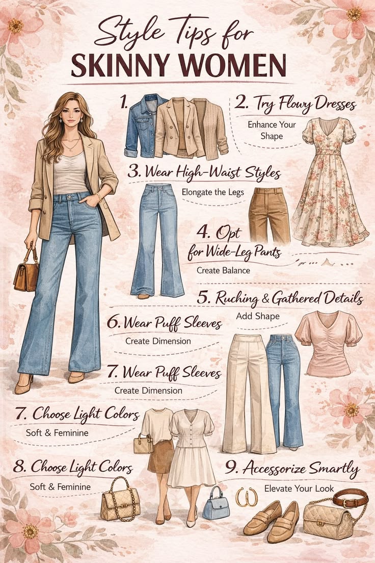 Helping skinny women find the perfect outfits 👗 Style tips •