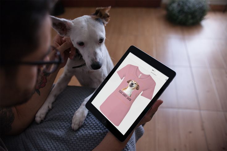 Did you know you can make a shirt of your pet's FACE?!? Just