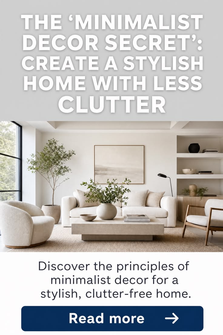 Dreaming of a serene, clutter-free home? Discover the princi