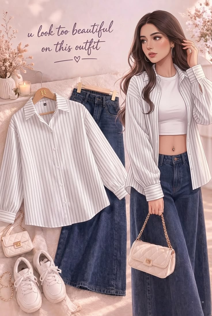 Looking for the perfect aesthetic casual outfit? This look f