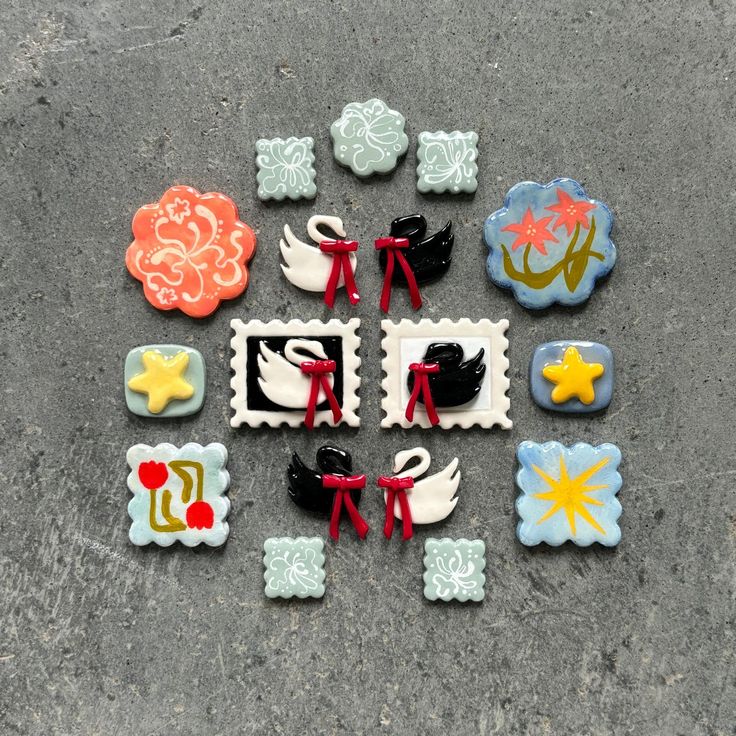 Abstract Magnets - Etsy UK