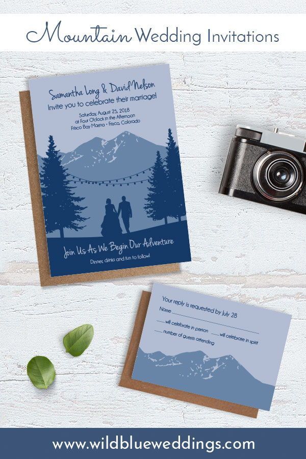 Tying the knot in the mountains? Get your guests excited for