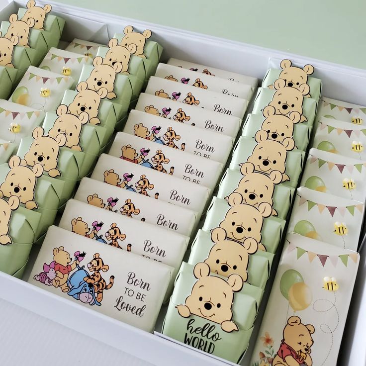 For Baby Rafael 💚🍯🧸  #babychocolate #chocolatefavours #choco