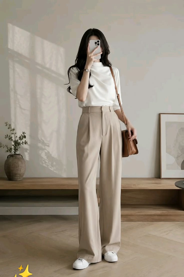 Explore beautiful minimalist outfit inspiration with clean s