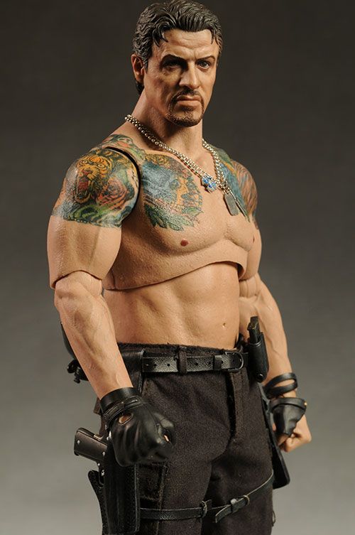 Expendables Barney Ross action figure by Hot Toys