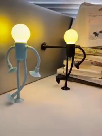Deze buigzame nachtlamp brengt direct warmte en vrolijkheid 
