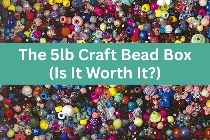 The 5lb Craft Bead Box Taking Over Pony Bead Groups (Is It W