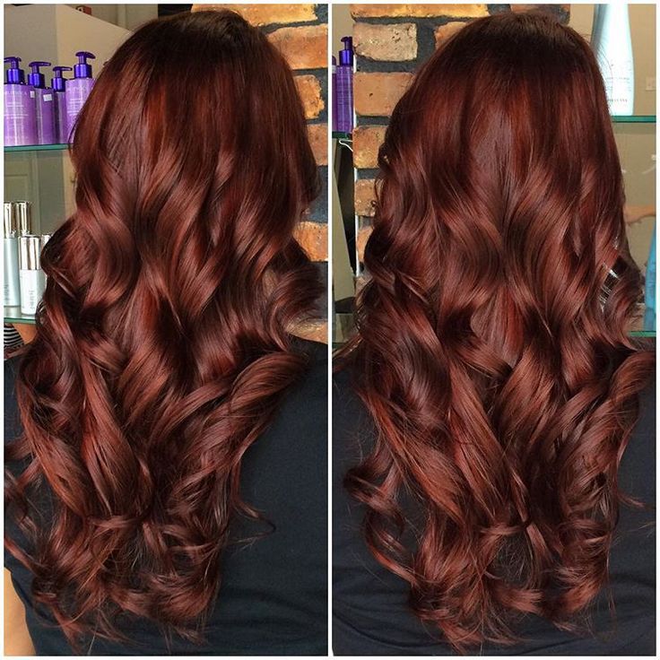 Deep and rich creative color done by stylist Ashley!