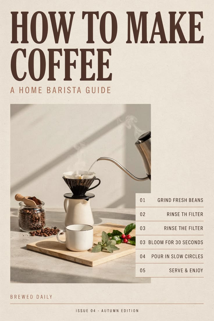 Master your morning routine with this autumn edition brewing