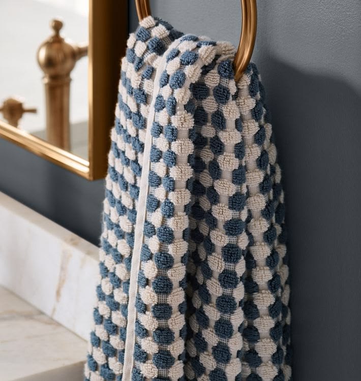 Dotted Terry Hydrocotton Organic Towel | Rejuvenation