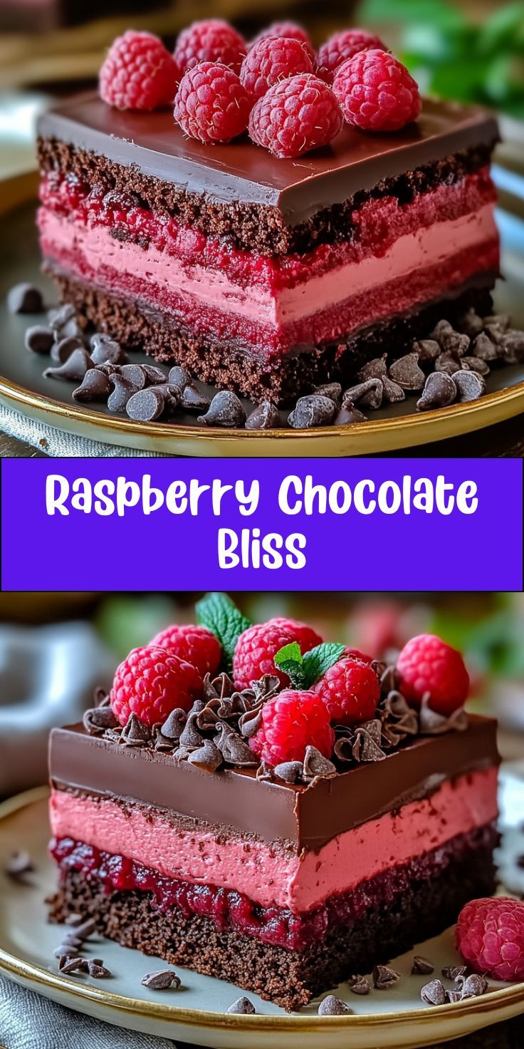 Experience the ultimate dessert with this Indulgent Raspberr