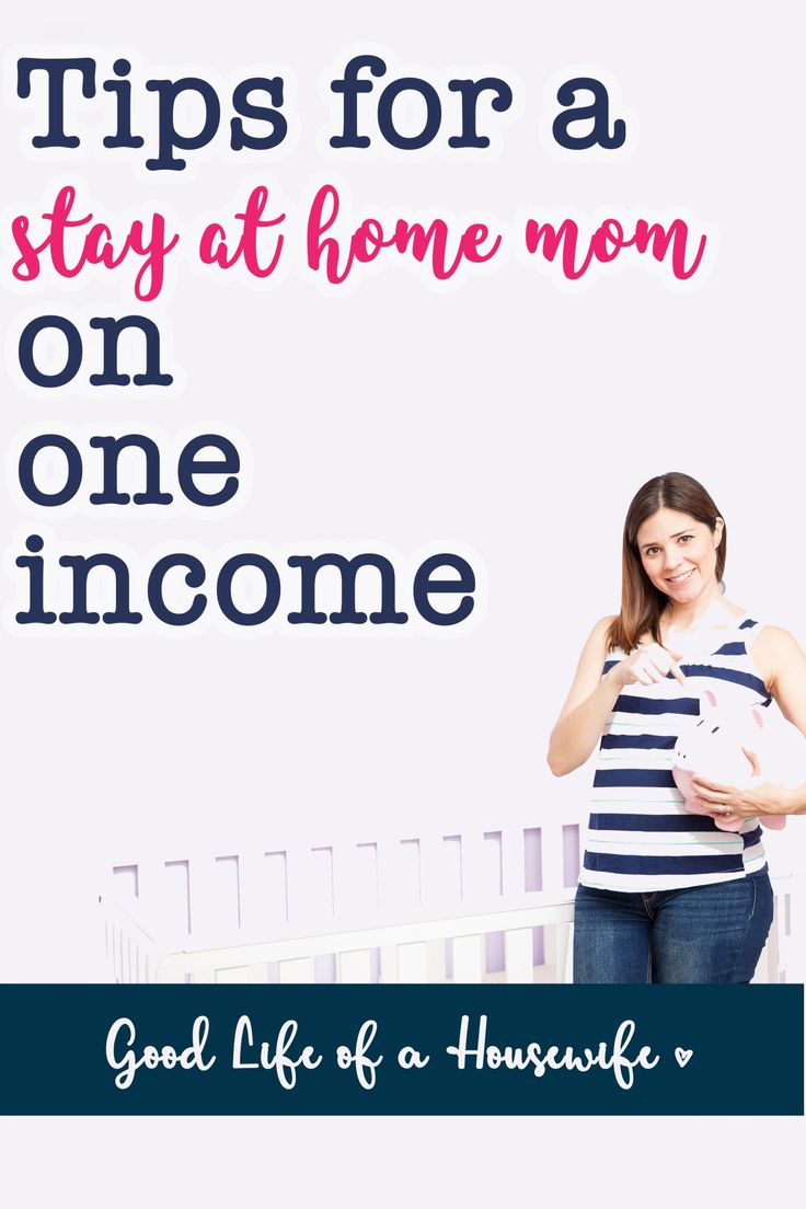 When I became a stay at home mom it was a big adjustment los