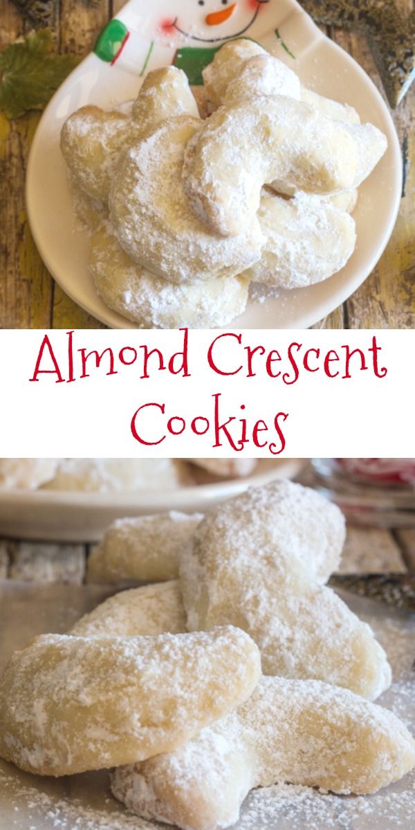 Almond Crescent Cookies, almond, pecan or walnut these melt 