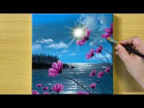 Spring Painting / Acrylic Painting / STEP by STEP #222 / 봄 아
