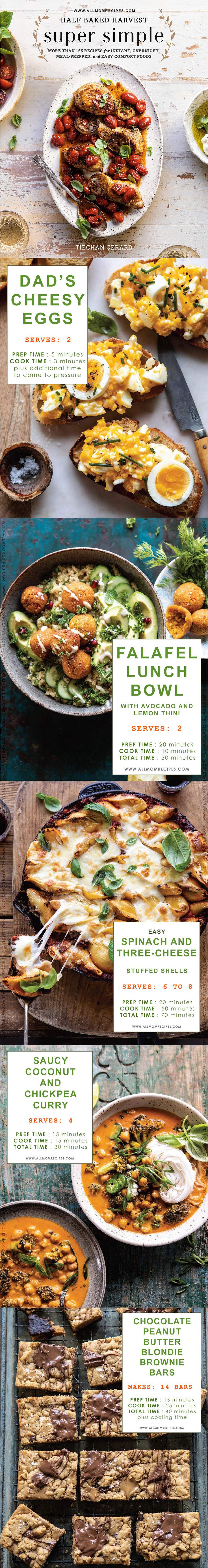 Quick and Easy to follow recipes and also interesting ideas.