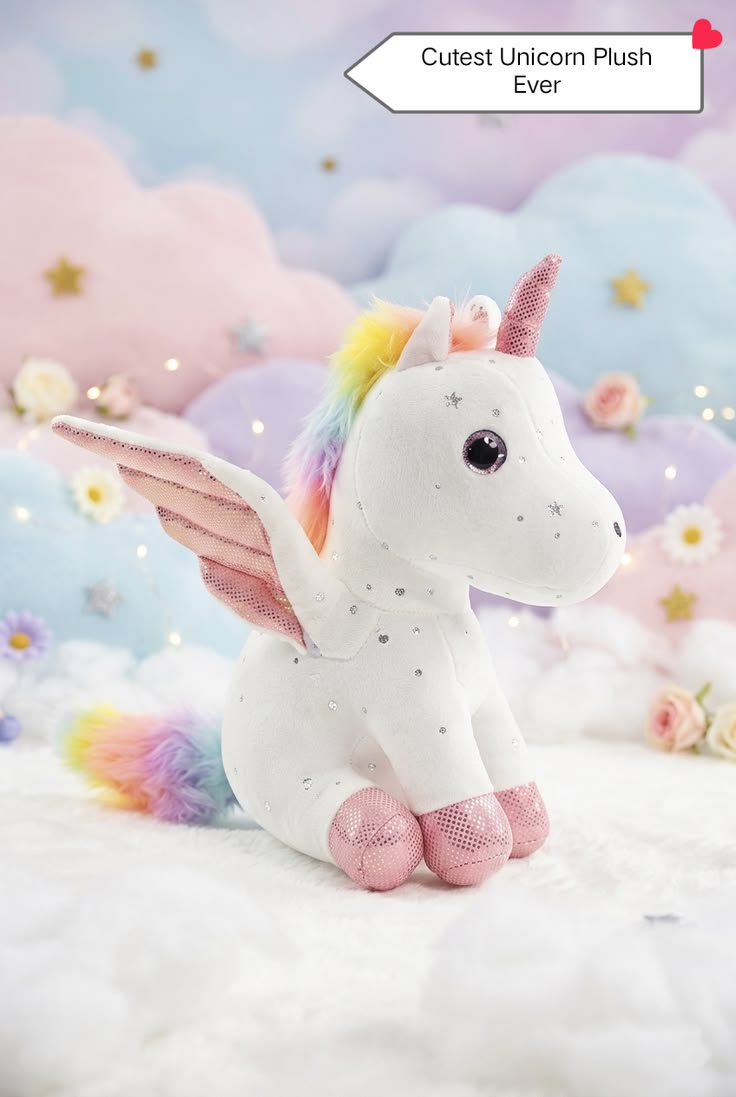 Bring magical vibes to your room with this adorable unicorn 