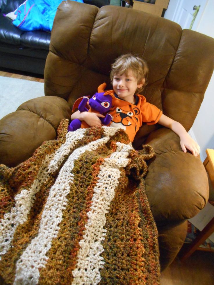 Quick Crochet Panel Lapghan free crochet pattern 2crochethoo