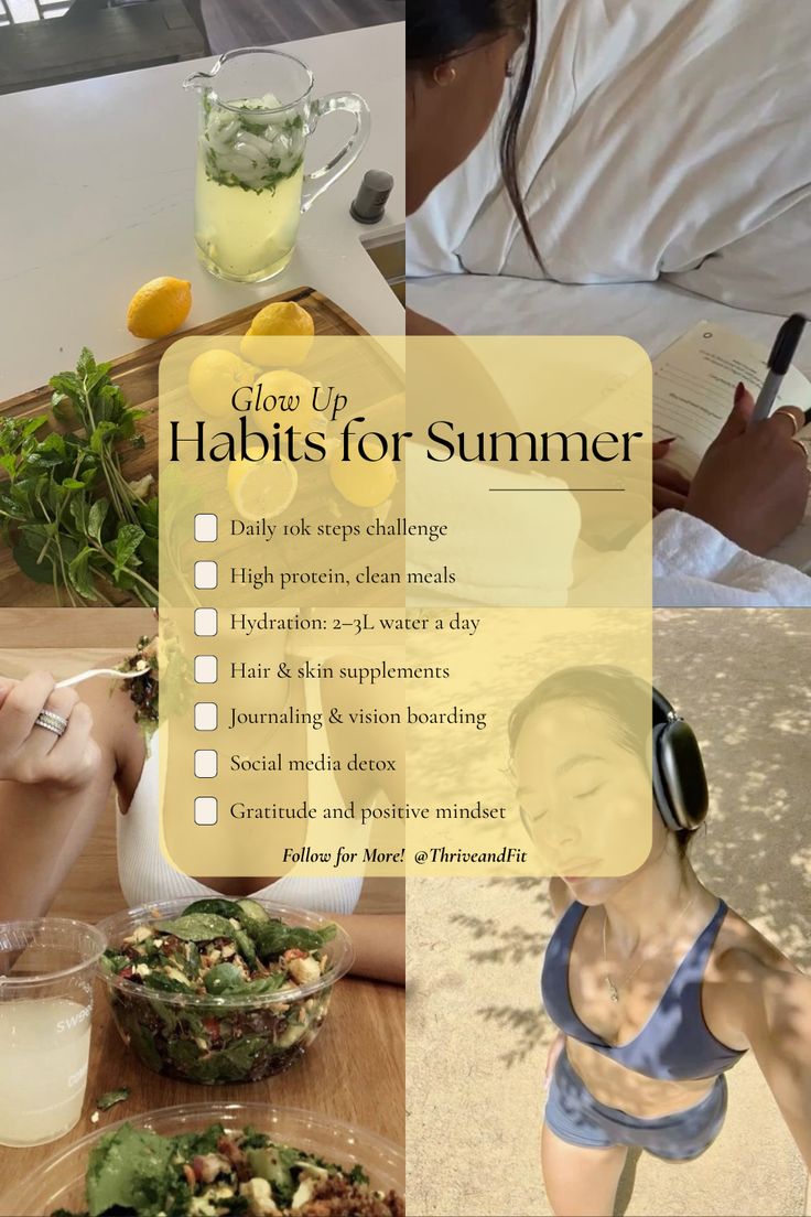 Ready for your ultimate summer glow-up? 🌞 These easy daily h