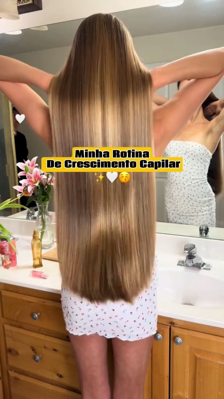 Sonha com cabelos longos e saudáveis? Minha rotina de cresci