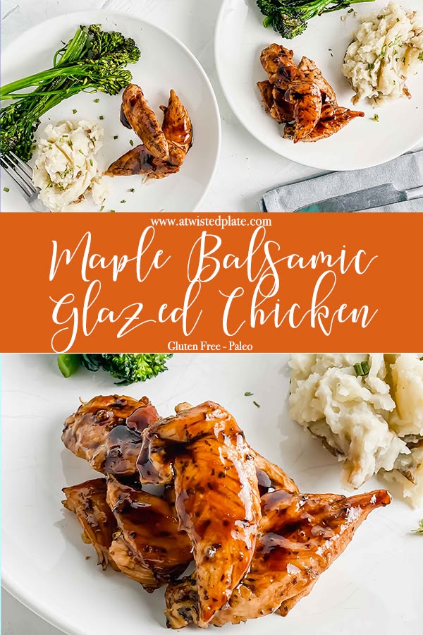 Maple Balsamic Glazed Chicken an easy way to take a simple d