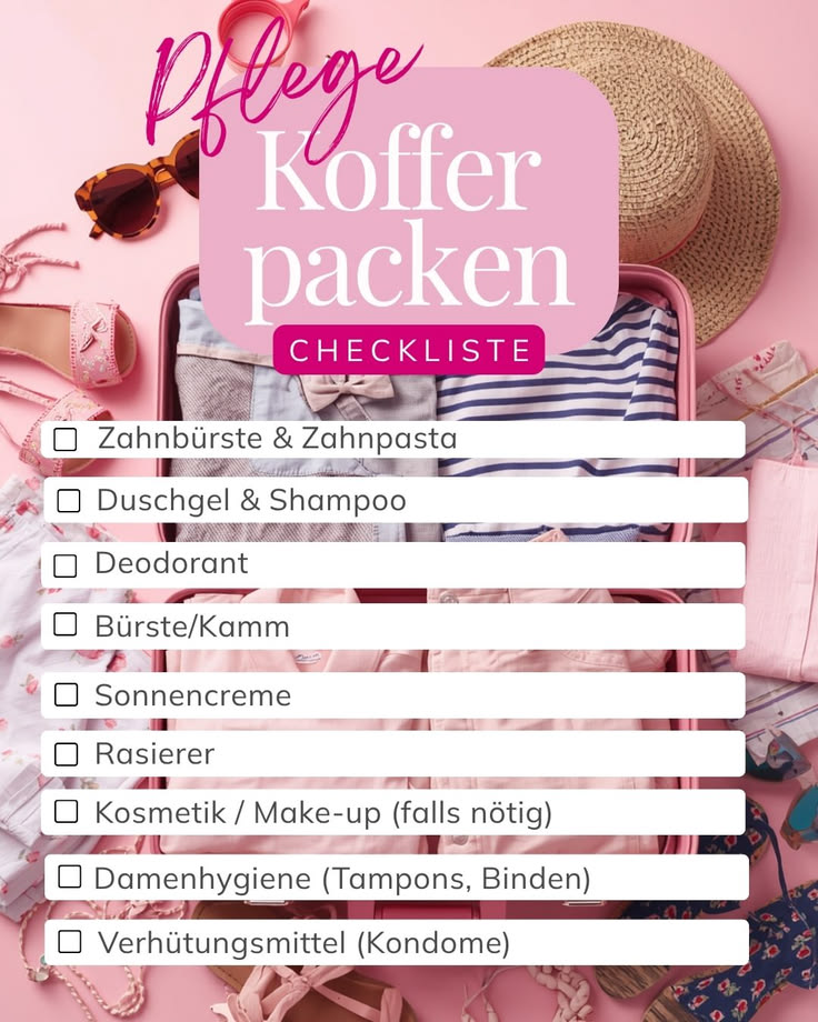 Eine gute Reise beginnt mit der richtigen Vorbereitung. Dies
