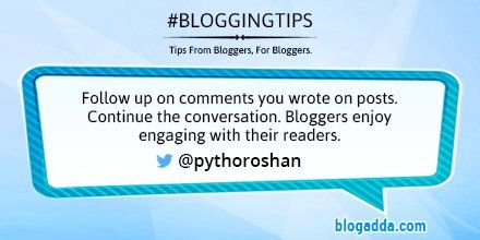 Engaging with your readers is important and this is how you 