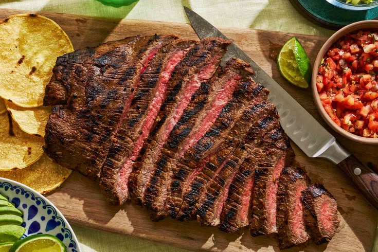 Who’s up for grilled carne asada? Marinate and grill skirt s