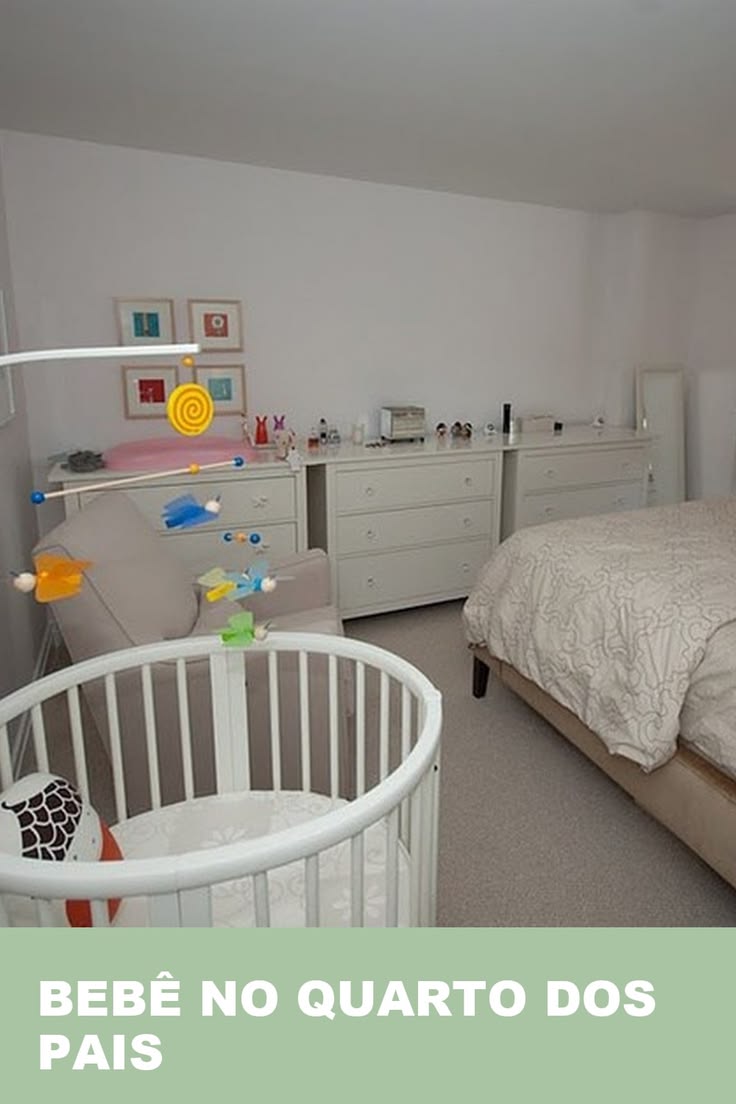 Seu bebê vai dormir no quarto com vocês? Descubra os melhore