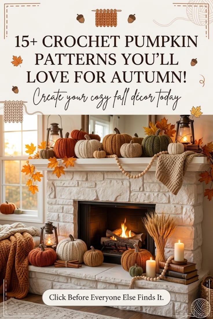Discover 15+ crochet pumpkin patterns you'll love for autumn