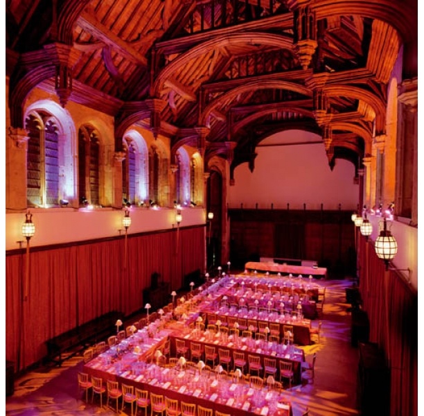 The stunning Eltham Palace in London - a reception in the me