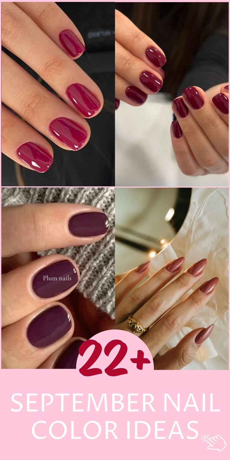 🍎 These nail shades are the perfect way to embrace September