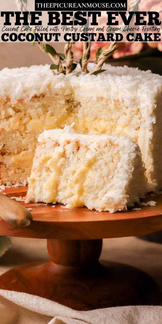 This light and airy Coconut Layer Cake is the perfect way to