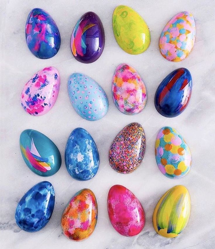 The prettiest chocolate eggs. #eastereggs Photo by Evan Sung
