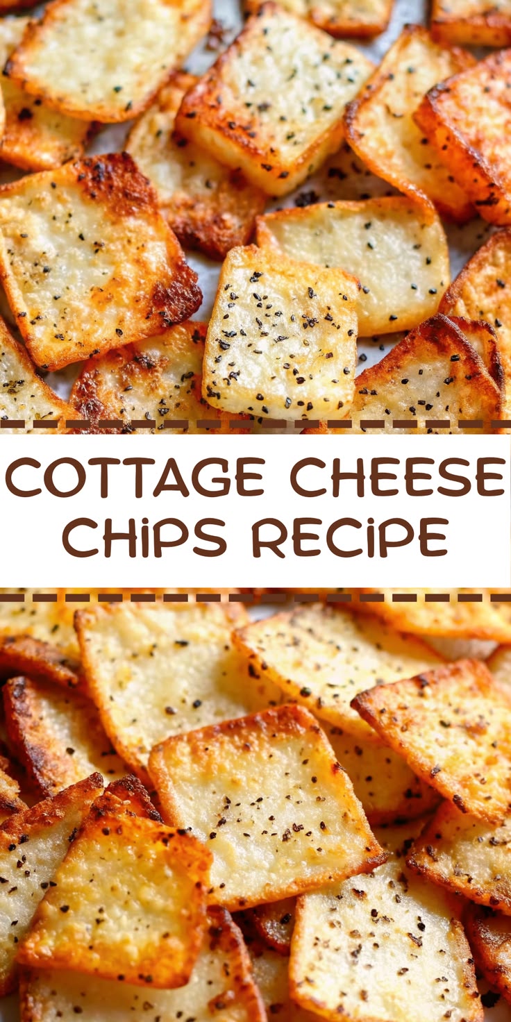 Free PDF - you can get 21 keto recipes.🥗Cottage cheese chips