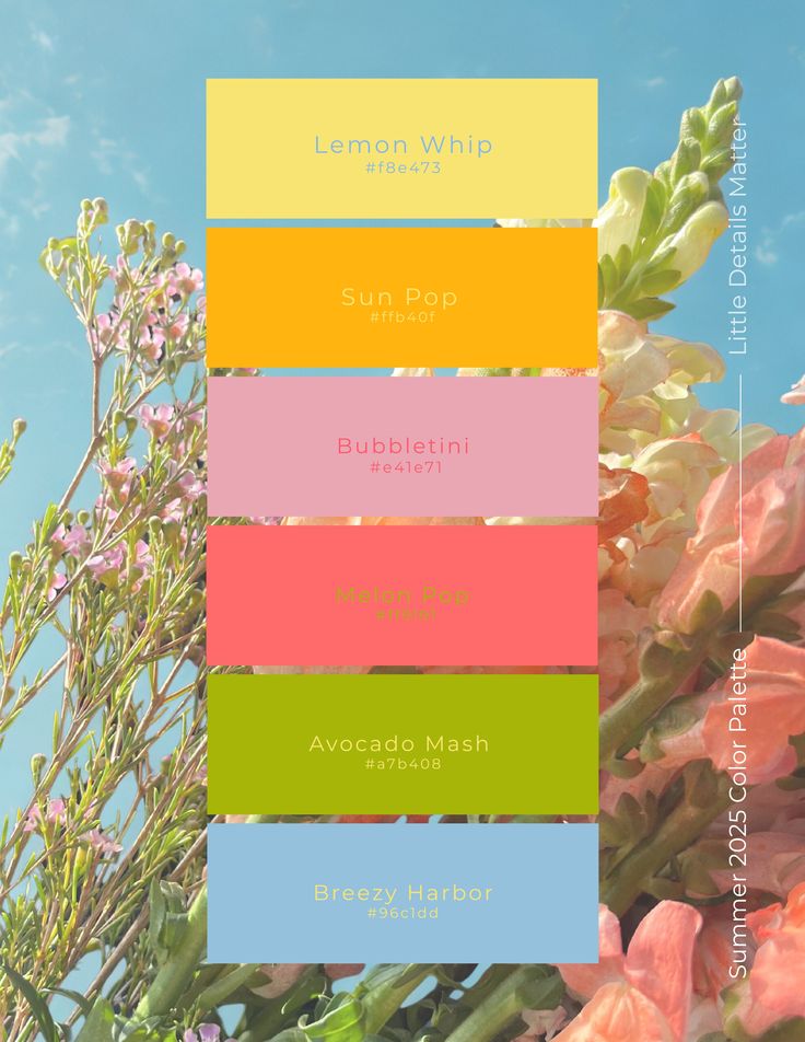 August Summer Color Palette