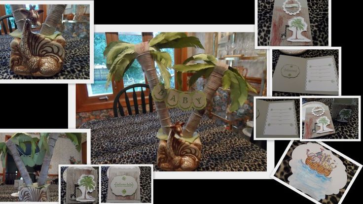Giraffe Baby Shower Decorations, Invitations and Favor Bags