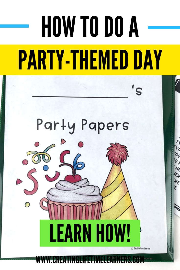 Check out this fun party planner classroom transformation th
