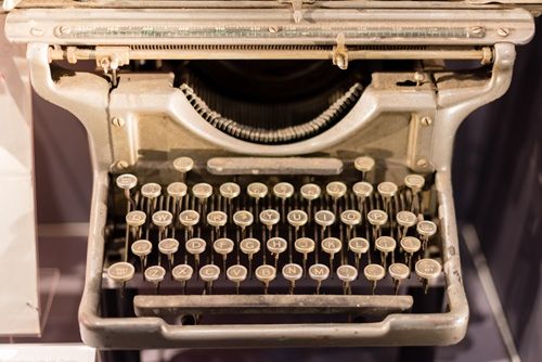 Walter Crickmer’s typewriter. Twice interim manager of @manu