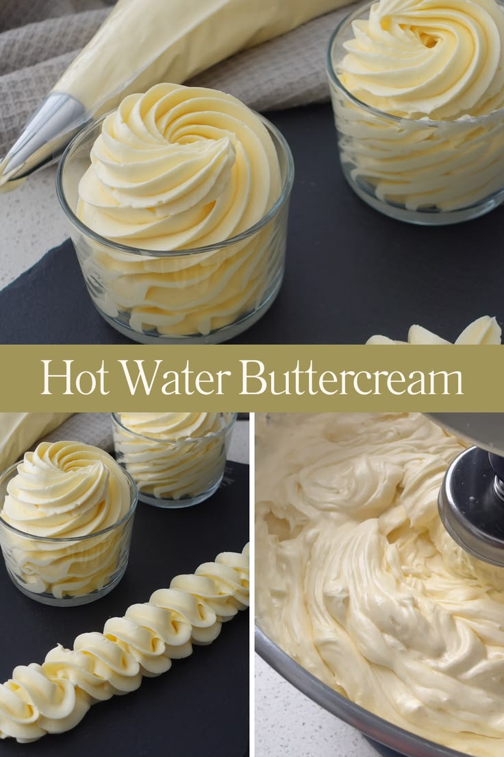 This is my original hot water buttercream method, first shar