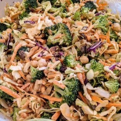 Curried Broccoli Chickpea Salad | Simply Made