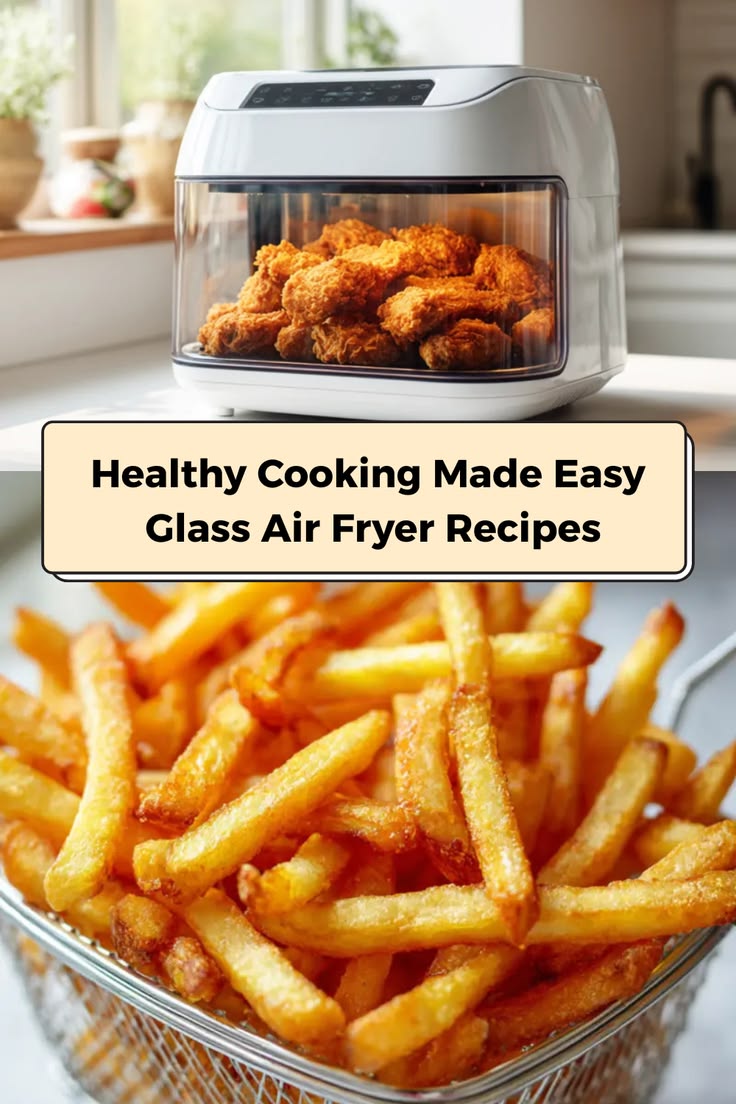 Discover how to cook healthier meals with this glass air fry