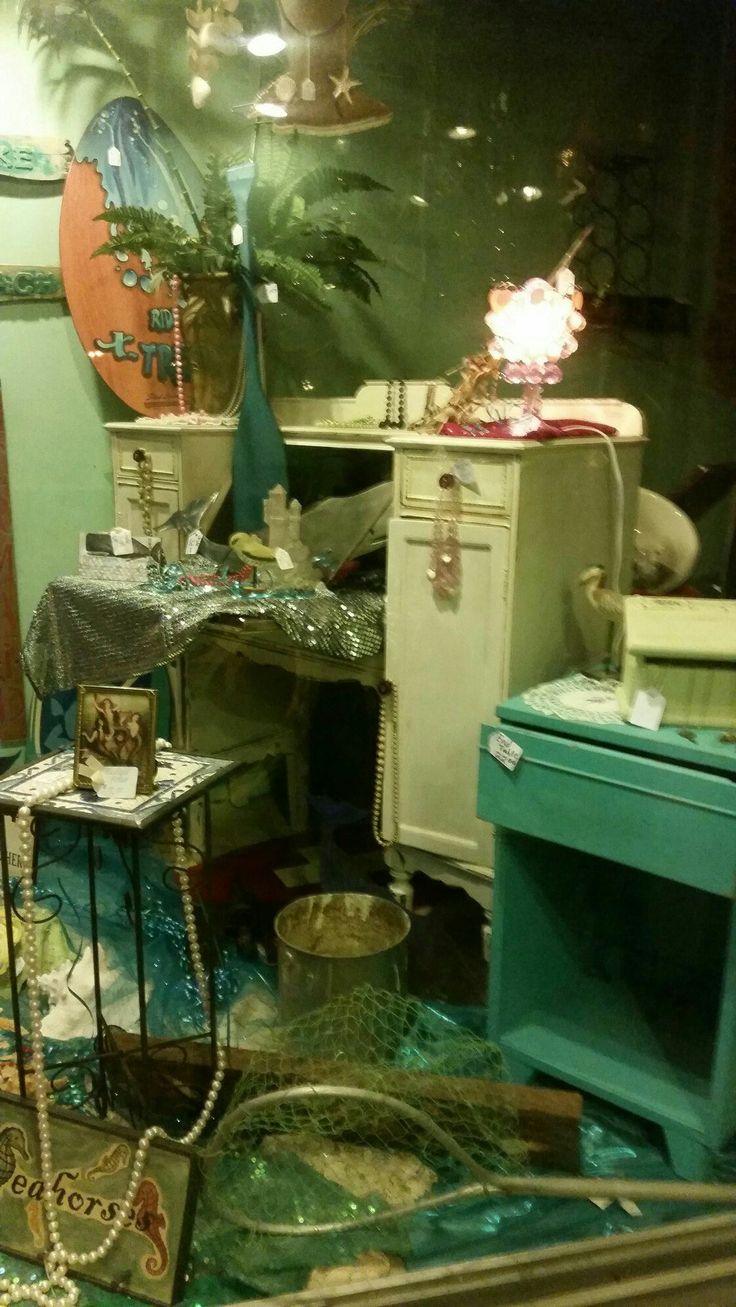 Mermaid window display!