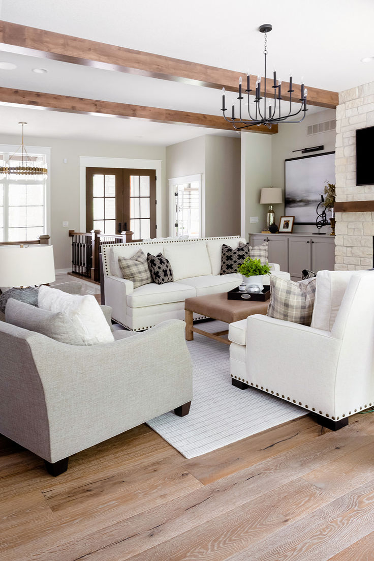 Patterns, textures, and different materials make this transi