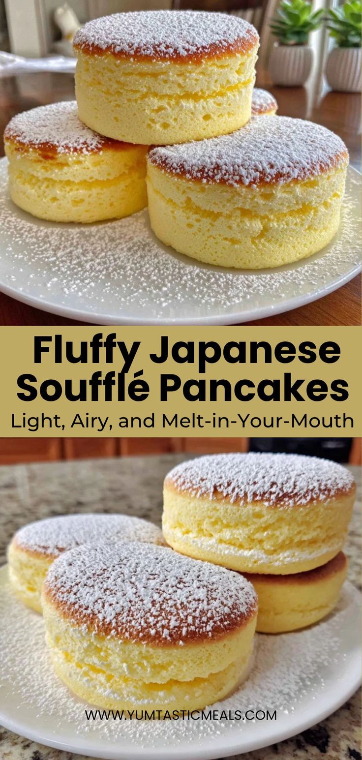 These fluffy Japanese soufflé pancakes are the ultimate brun