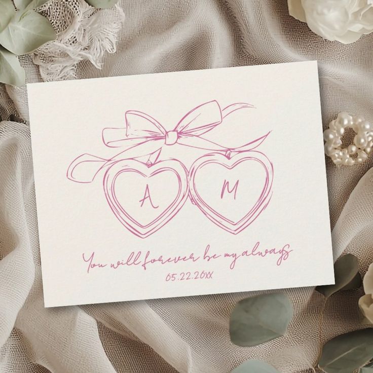 Send love with this personalized Valentine's card featuring 