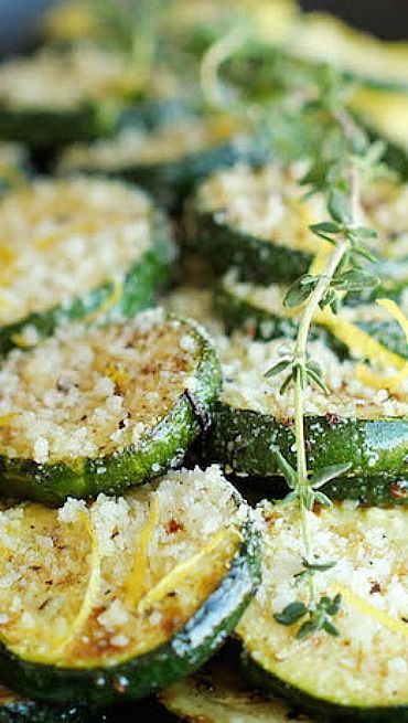 Parmesan Lemon Zucchini-- transform your boring veggies into