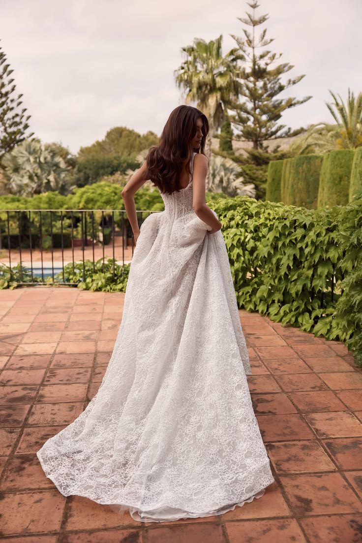 Dreamy layers, delicate lace, and subtle luminosity come tog