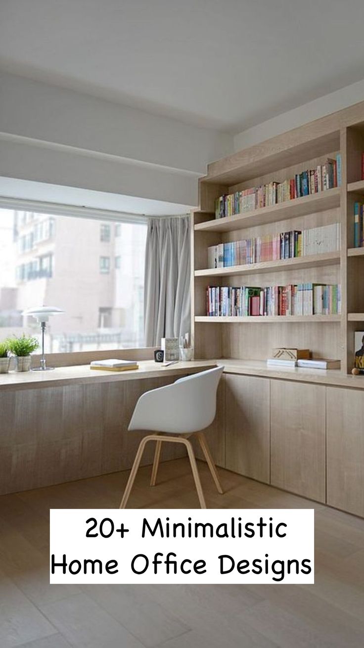 Discover stunning minimalistic home office designs that blen