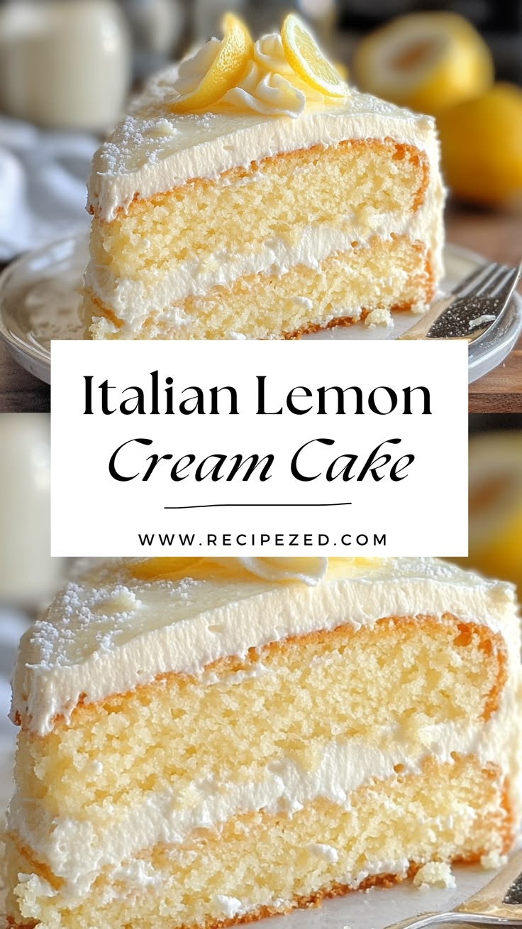 Check out this LEMON CHANTILLY CAKE
