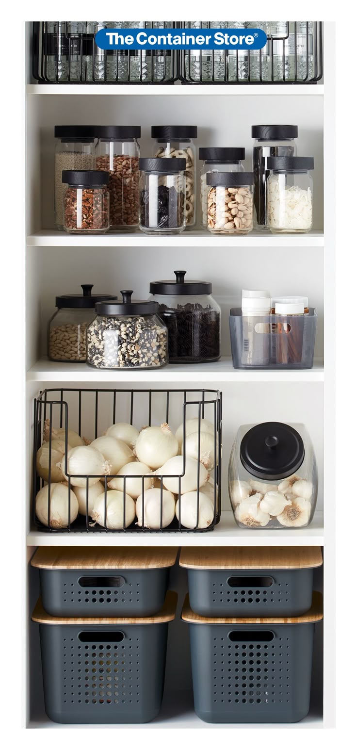 Easy pantry organization ideas.